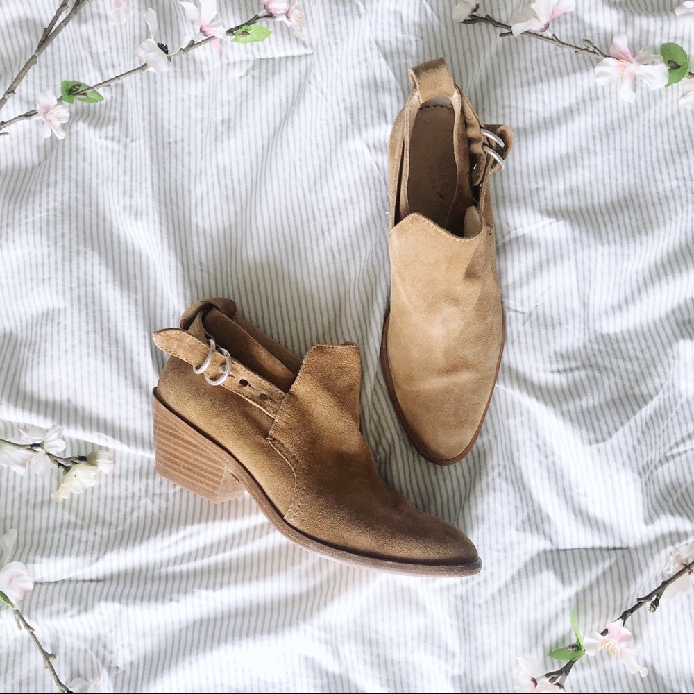 Rag & Bone Sullivan Nubuck Ankle Suede Boots 36.5